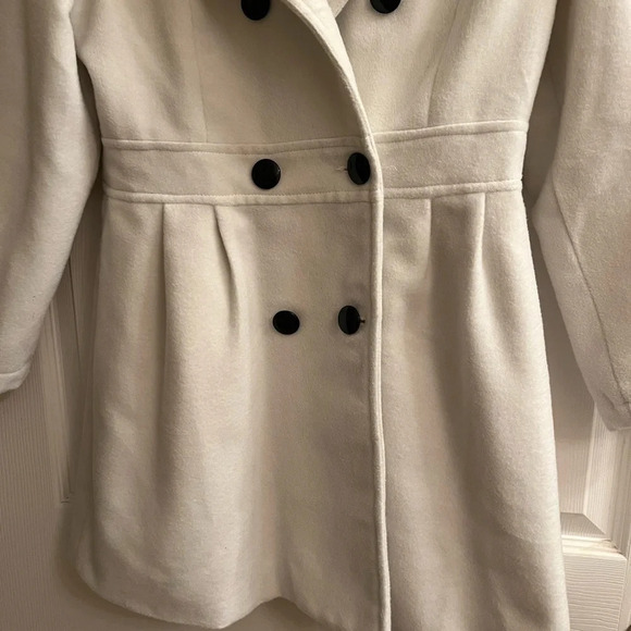 LEE YOUNG~VINTAGE~COAT~CREAM~S - Picture 5 of 7